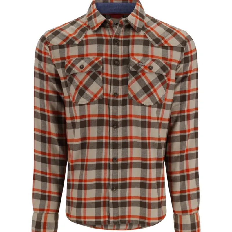Simms Santee Flannel LS Shirt - Your Premium Fishing Gear Store Rods Lines Baits Accessories* Fashion