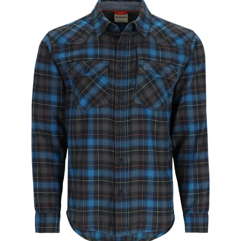 Simms Santee Flannel LS Shirt Sale - Your Premium Fishing Gear Store Rods Lines Baits Accessories* Outlet