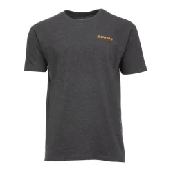 Simms Sasquatch T-Shirt Charcoal Heather - Your Premium Fishing Gear Store Rods Lines Baits Accessories* Hot