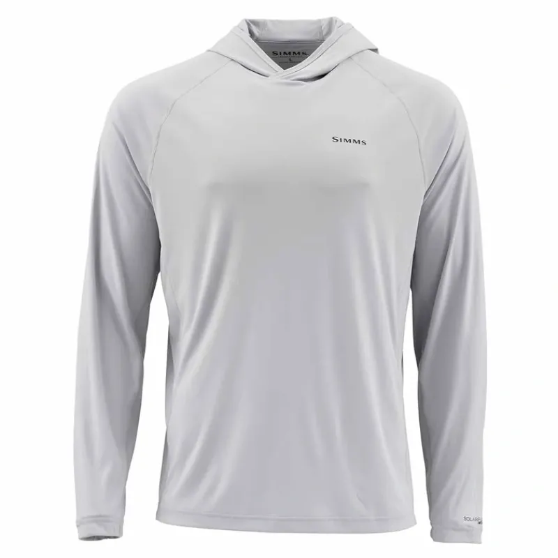 Simms Solarflex Hoody - Sterling - Your Premium Fishing Gear Store Rods Lines Baits Accessories* Store