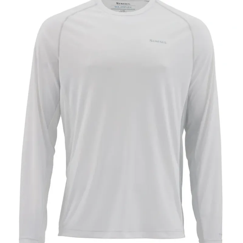 Simms Solarflex Longsleeve Crewneck Solid Sale - Your Premium Fishing Gear Store Rods Lines Baits Accessories* Online