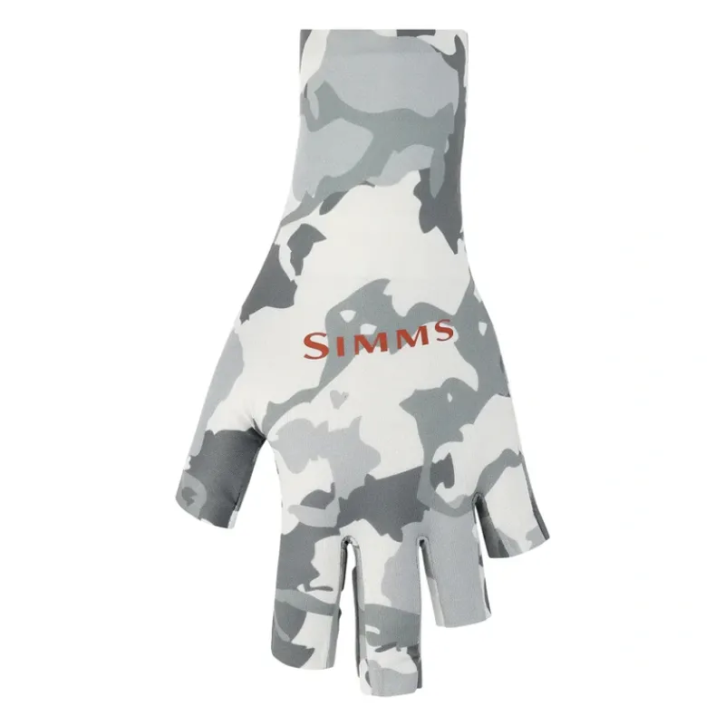 Simms SolarFlex SunGlove Regiment Camo Cinder - Your Premium Fishing Gear Store Rods Lines Baits Accessories* Best