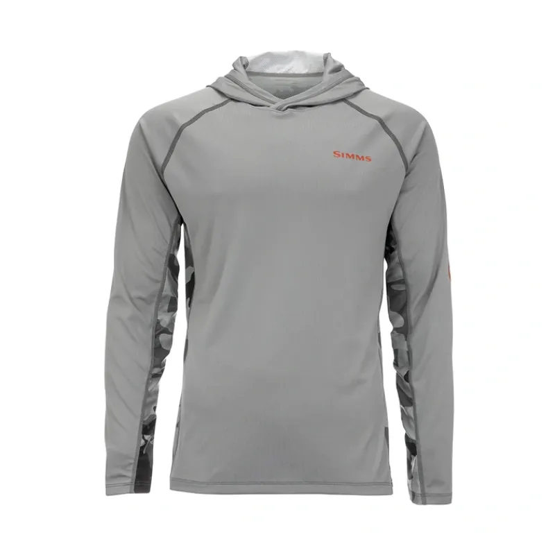 Simms SolarVent Hoody - Woodland Camo Steel - Your Premium Fishing Gear Store Rods Lines Baits Accessories* Shop