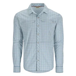 Simms Stone Cold LS Shirt Sky/Nightfall Retro Plaid - Your Premium Fishing Gear Store Rods Lines Baits Accessories* Cheap