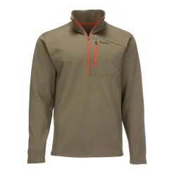 Simms Thermal 1/4 Zip Top - Dark Stone - Your Premium Fishing Gear Store Rods Lines Baits Accessories* Store