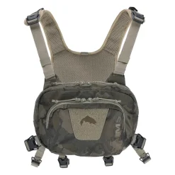 Simms Tributary Hybrid Chest Pack Regiment Camo Olive Drab - Your Premium Fishing Gear Store Rods Lines Baits Accessories* Online