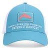 Simms Trout Icon Trucker Gulf Blue - Your Premium Fishing Gear Store Rods Lines Baits Accessories* Outlet