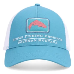 Simms Trout Icon Trucker Gulf Blue - Your Premium Fishing Gear Store Rods Lines Baits Accessories* Outlet