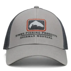 Simms Trout Icon Trucker Cinder - Your Premium Fishing Gear Store Rods Lines Baits Accessories* Fashion