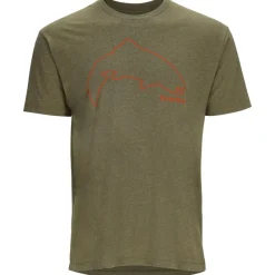 Simms Trout Outline T-Shirt Sale - Your Premium Fishing Gear Store Rods Lines Baits Accessories* Sale