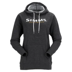 Simms Womens Logo Hoody Charcoal Heather - Your Premium Fishing Gear Store Rods Lines Baits Accessories* Cheap