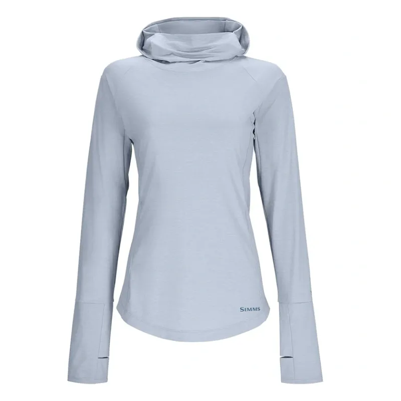 Simms Women's SolarFlex Cooling Hoody Steel Blue - Your Premium Fishing Gear Store Rods Lines Baits Accessories* Sale
