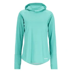Simms Womens SolarFlex Cooling Hoody Gulf Blue - Your Premium Fishing Gear Store Rods Lines Baits Accessories* Best Sale