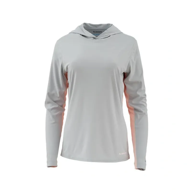 Simms Women's Solarflex Hoody - Ash - Your Premium Fishing Gear Store Rods Lines Baits Accessories* Best Sale