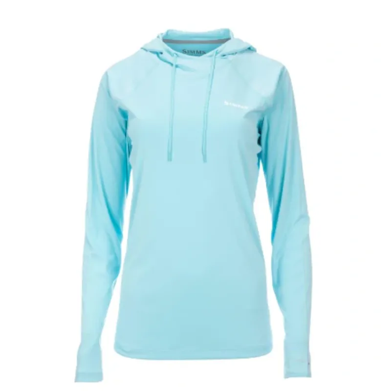 Simms Women's Solarflex Hoody - Laguna - Your Premium Fishing Gear Store Rods Lines Baits Accessories* Clearance