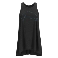 Simms Women's Trout Outline Tank Charcoal Heather - Your Premium Fishing Gear Store Rods Lines Baits Accessories* Sale