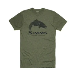 Simms Wood Trout Fill T Shirt - Your Premium Fishing Gear Store Rods Lines Baits Accessories* Online