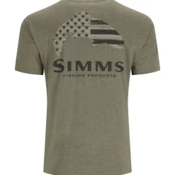 Simms Wooden Flag Trout T-Shirt Sale - Your Premium Fishing Gear Store Rods Lines Baits Accessories* Hot