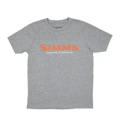 Simms Youth Logo T-Shirt - Your Premium Fishing Gear Store Rods Lines Baits Accessories* Cheap