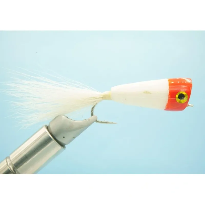 Skipping Bug Popper Red/White #2 - Your Premium Fishing Gear Store Rods Lines Baits Accessories* Discount