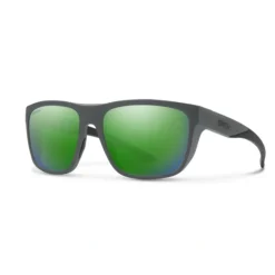 Smith Barra Sunglasses Matte Cement ChromaPop Polarized Green Mirror - Your Premium Fishing Gear Store Rods Lines Baits Accessories* Shop