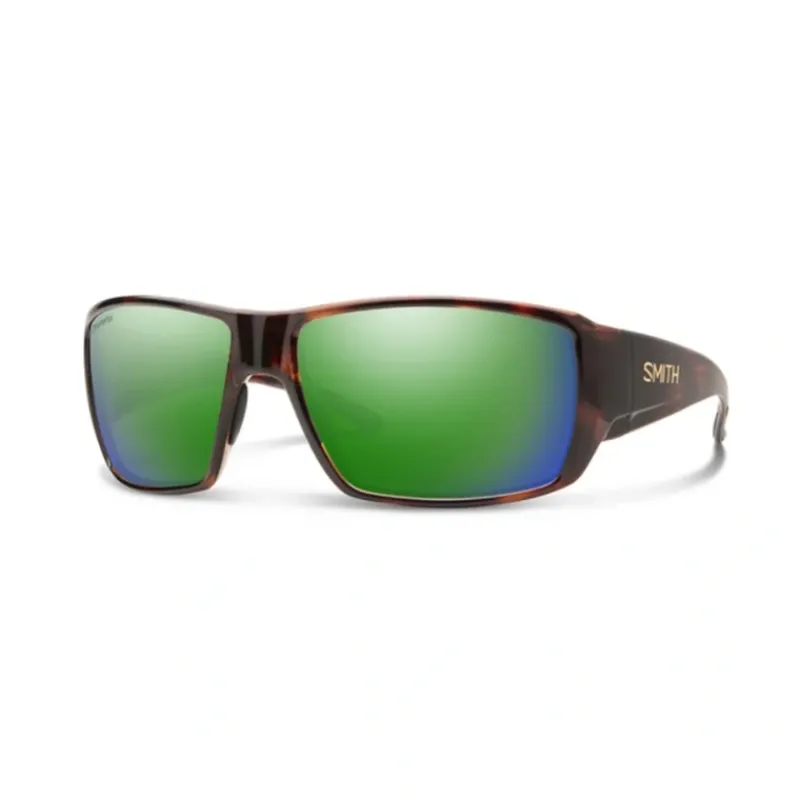 Smith Guide's Choice Sunglasses Tortoise ChromaPop Glass Polarized Green Mirror - Your Premium Fishing Gear Store Rods Lines Baits Accessories* Store