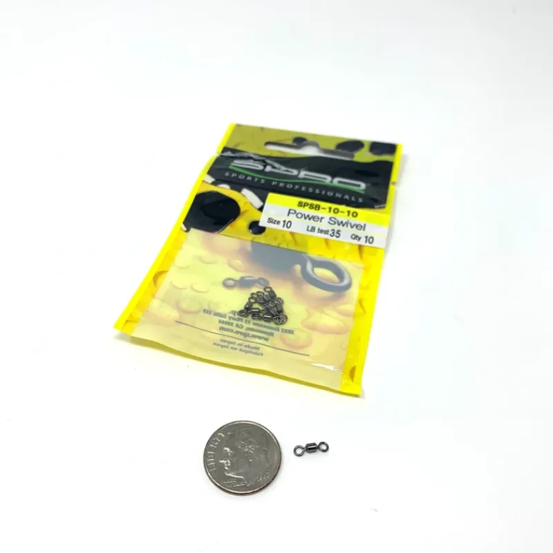 SPRO Power Swivel Black - Your Premium Fishing Gear Store Rods Lines Baits Accessories* Outlet