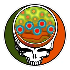 Steal Your Face Brook Trout 4" - Grateful - Your Premium Fishing Gear Store Rods Lines Baits Accessories* Flash Sale