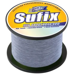 Sufix Superior Monofilament Line 30lb .022" Diameter Smoke Blue 3950 Yards - Your Premium Fishing Gear Store Rods Lines Baits Accessories* Fashion