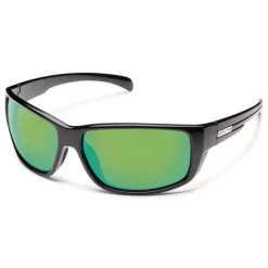 Suncloud Milestone Sunglasses Black Polarized Green Mirror - Your Premium Fishing Gear Store Rods Lines Baits Accessories* Online
