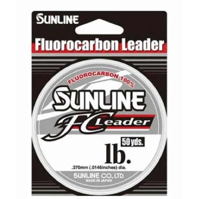 Sunline FC 100% Fluorocarbon Leader, 50yd, Clear Spool - Your Premium Fishing Gear Store Rods Lines Baits Accessories* Sale