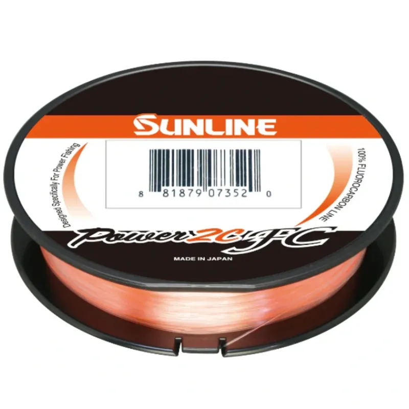 Sunline Power 2C FC Fluorocarbon Line, 165yd, Metered Orange/Clear - Your Premium Fishing Gear Store Rods Lines Baits Accessories* Flash Sale