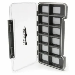 Fly Fishing^ TCO Fly Box - Waterproof thin box 12 Compartment - Your Premium Fishing Gear Store Rods Lines Baits Accessories