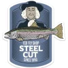 Fly Fishing^ TCO Fly Shop's Steel Cut Sticker - Your Premium Fishing Gear Store Rods Lines Baits Accessories