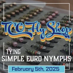 Fishing Line^ TCO Fly Tying Class: Tying Simple Euro Nymphs with Jacob Gilliand - Your Premium Fishing Gear Store Rods Lines Baits Accessories