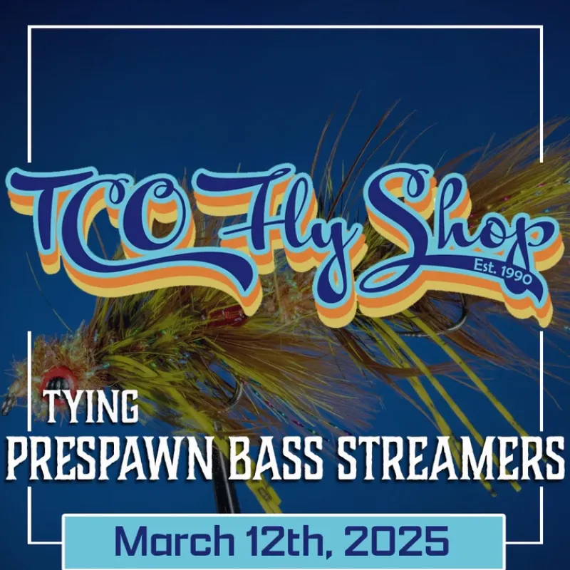 Fly Fishing^ TCO Fly Tying Class: Tying Prespawn Bass Streamers with Mike Rosa - Your Premium Fishing Gear Store Rods Lines Baits Accessories