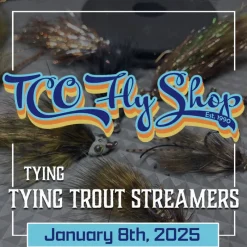 Fly Fishing^ TCO Fly Tying Class: Tying Trout Streamers with Sam Reibman - Your Premium Fishing Gear Store Rods Lines Baits Accessories