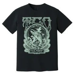 Fishing Line^ TCO Logo T-Shirt - Trippy Rising Trout - Your Premium Fishing Gear Store Rods Lines Baits Accessories