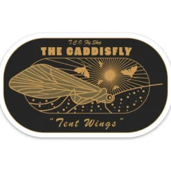 Fly Fishing^ TCO Sticker - Tent Wings Caddisfly - Your Premium Fishing Gear Store Rods Lines Baits Accessories