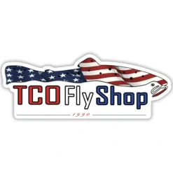 Fishing Line^ TCO Sticker - Wave That Flag Patriot Trout - Your Premium Fishing Gear Store Rods Lines Baits Accessories