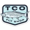 Fishing Line^ TCO Sticker Tarpon Crest - Your Premium Fishing Gear Store Rods Lines Baits Accessories