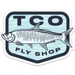 Fishing Line^ TCO Sticker Tarpon Crest - Your Premium Fishing Gear Store Rods Lines Baits Accessories