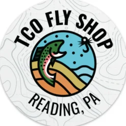 Fly Fishing^ TCO Store Sticker - Your Premium Fishing Gear Store Rods Lines Baits Accessories