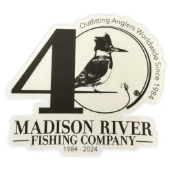 Shop All^ 40th Anniversary Sticker - Your Premium Fishing Gear Store Rods Lines Baits Accessories