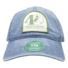 Shop All^ 40th Logo Hat Slate Blue w/Printed Front Patch - Your Premium Fishing Gear Store Rods Lines Baits Accessories