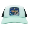 Shop All^ 40th Logo Laguna Trucker Hat Mint w/ Trout Rodeo Logo - Your Premium Fishing Gear Store Rods Lines Baits Accessories