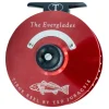 Fishing Line^ Tibor Everglades Reel Custom Red with Black with Redfish Engraving - Your Premium Fishing Gear Store Rods Lines Baits Accessories