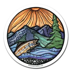 Fly Fishing^ Trout Creative Sticker - Your Premium Fishing Gear Store Rods Lines Baits Accessories
