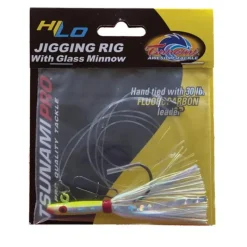 Fishing Line^ Tsunami Jigging Rig with Glass Minnow Lure - Your Premium Fishing Gear Store Rods Lines Baits Accessories