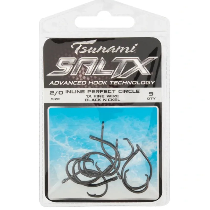 Fishing Line^ Tsunami SaltX Inline Perfect Circle Hook - Your Premium Fishing Gear Store Rods Lines Baits Accessories